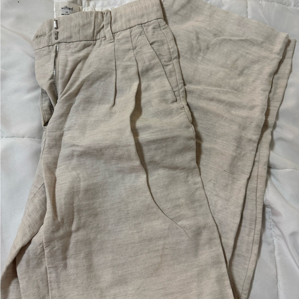 Wilfred Tan Effortless Linen pant